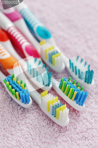 Image of toothbrushes