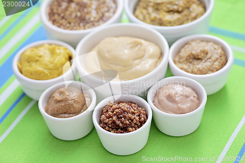 Image of various mustards