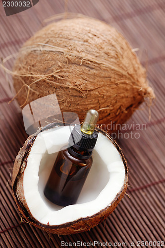 Image of coconut essential oil