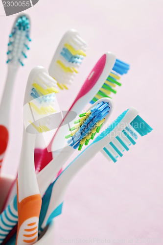 Image of toothbrushes