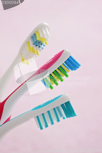 Image of toothbrushes