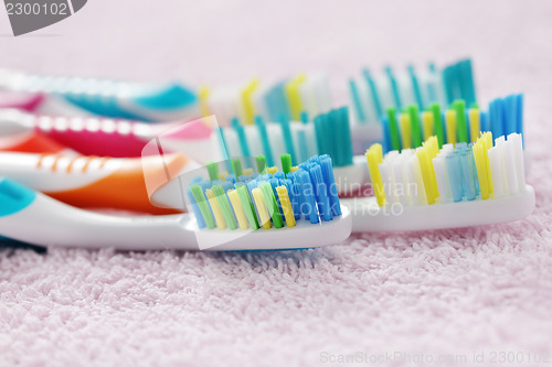 Image of toothbrushes