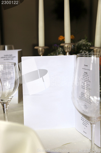 Image of Close-up from an elegant stylish restaurant