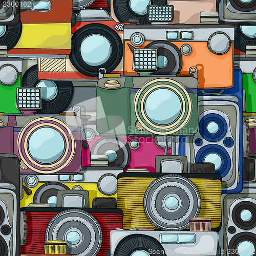 Image of Vintage camera pattern