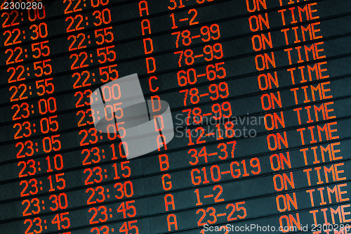 Image of All flights departs on time