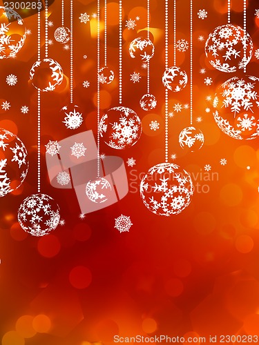 Image of Abstract christmas with snowflake. EPS 10