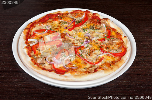 Image of meat pizza