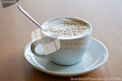 Image of cup of coffee with crema