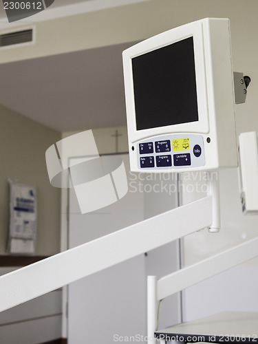 Image of monitor in hospital