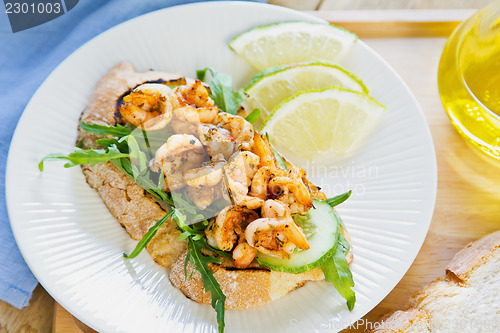 Image of Grilled Prawn sandwich