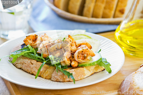 Image of Grilled Prawn sandwich