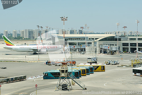Image of Terminal number 3 of international airport Ben-Gurion in Tel-Avi