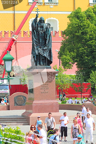 Image of monument to the MARTYR ERMOGEN