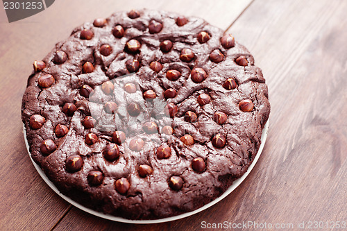 Image of hazelnuts brownie 