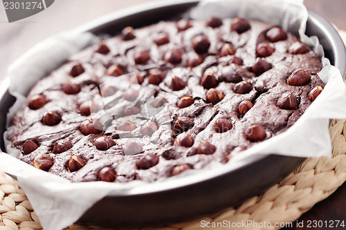 Image of hazelnuts brownie 