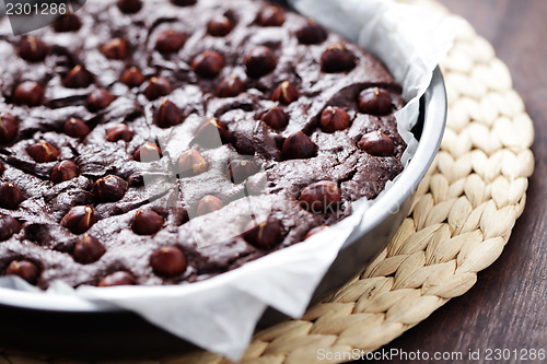 Image of hazelnuts brownie 