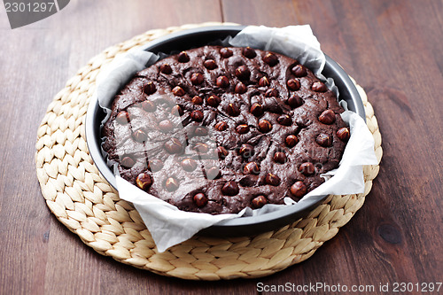 Image of hazelnuts brownie 