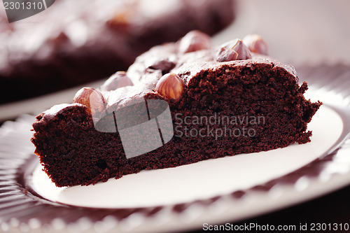 Image of hazelnuts brownie 