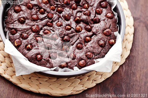 Image of hazelnuts brownie 