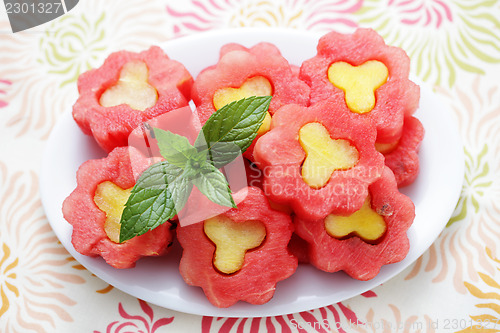 Image of watermelon flowers