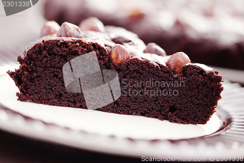 Image of hazelnuts brownie 