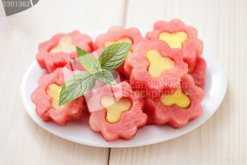 Image of watermelon flowers