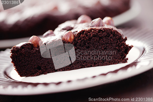 Image of hazelnuts brownie 