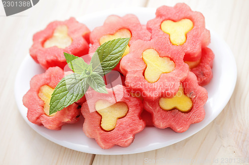 Image of watermelon flowers