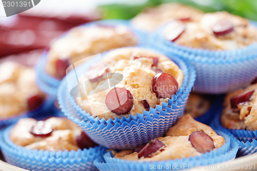 Image of muffins with sausages
