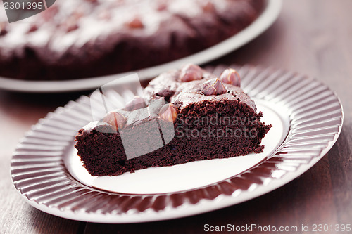 Image of hazelnuts brownie 