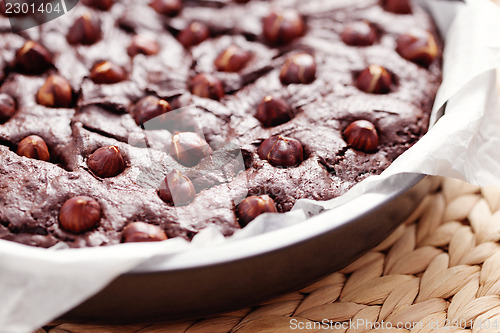Image of hazelnuts brownie 