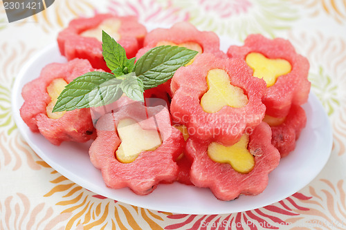 Image of watermelon flowers