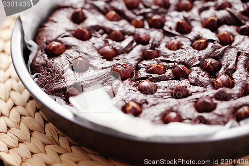 Image of hazelnuts brownie 