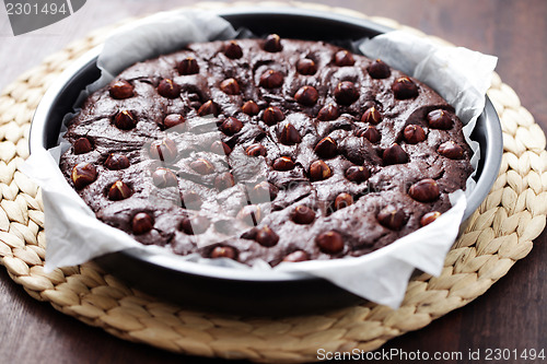 Image of hazelnuts brownie 