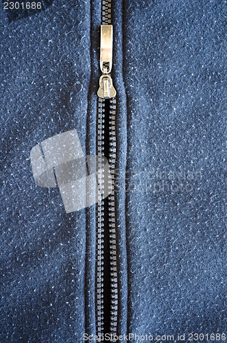 Image of jumper robe vertical zipper fabric background 