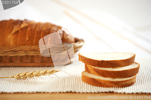 Image of white bread slices