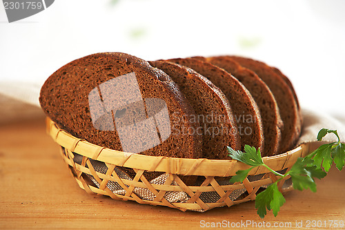 Image of brown bread slices