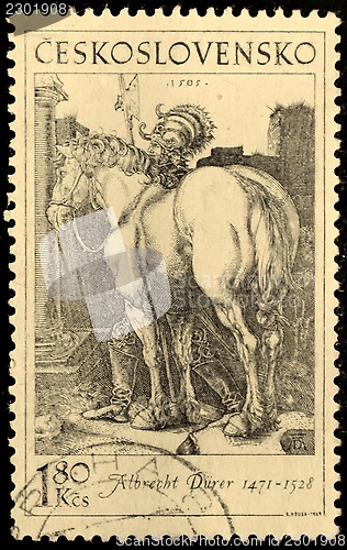 Image of Durer Engraving Stamp