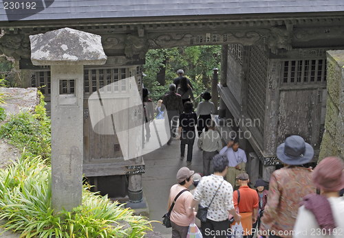 Image of Visiting the temple