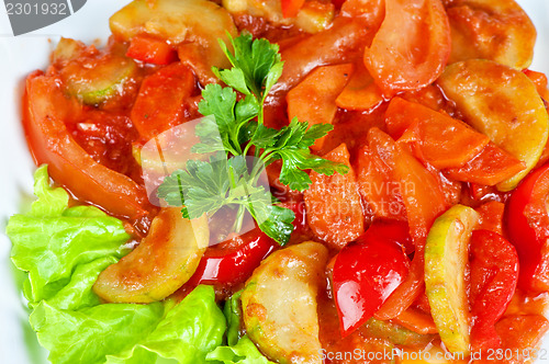 Image of saute from zucchini