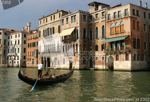 Image of Gondolier in Venice