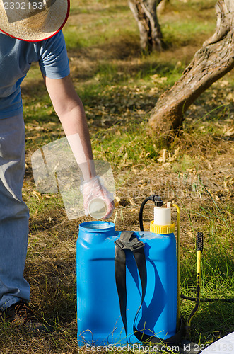 Image of Working with pesticide