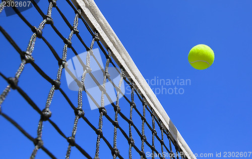 Image of Tennis balls on Court