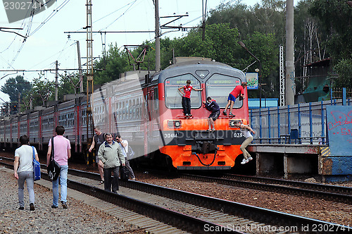 Image of At the Railway Station