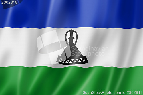 Image of Lesotho flag