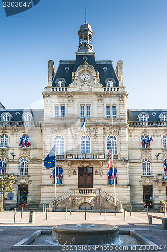 Image of Townhall "Hotel de Ville" Coutances Normandy
