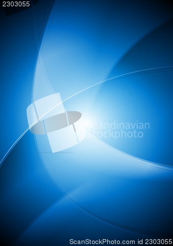 Image of Abstract waves blue backdrop
