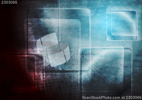 Image of Technology vector design with squares