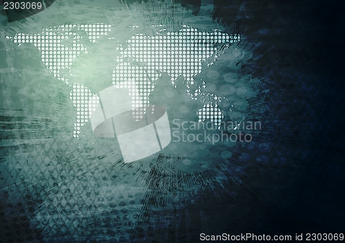 Image of Dark vector tech design