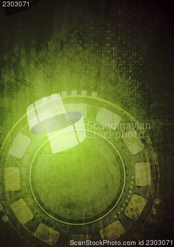 Image of Hi-tech grunge vector background